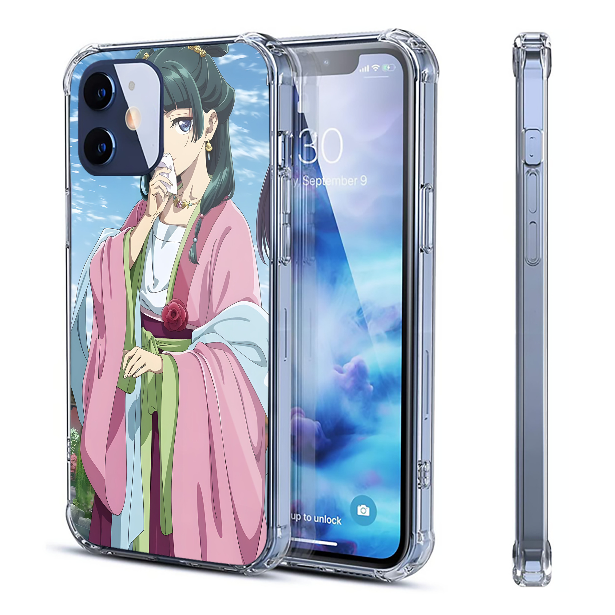 （画像用） 薬屋のひとりごと The Apothecary Diaries 【iPhone 12シリーズ対応】透明スマホケース（クリアソフトケース）